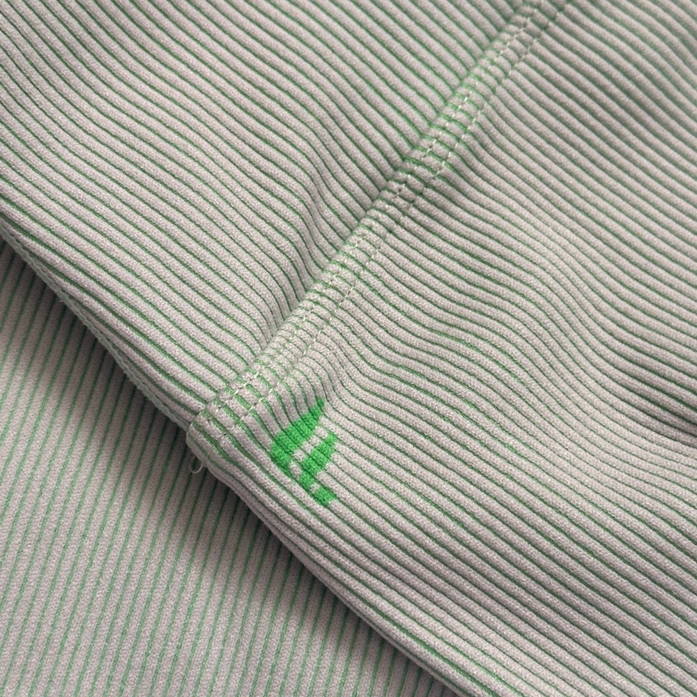 Fabletics Ribbed Green Leggings - Picture 2 of 3